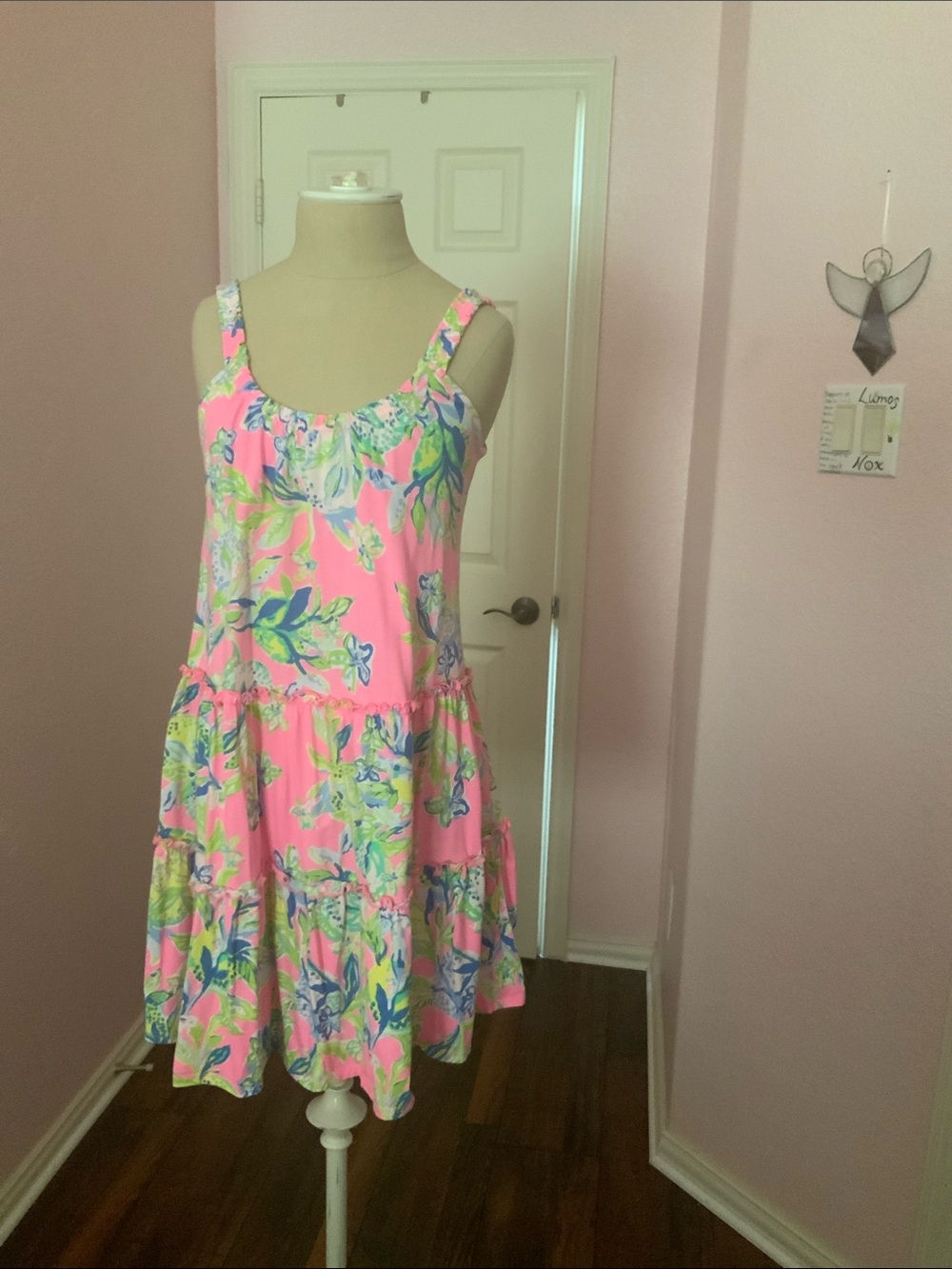 Lilly Pulitzer Pink Multicolor Floral Dress, never worn
